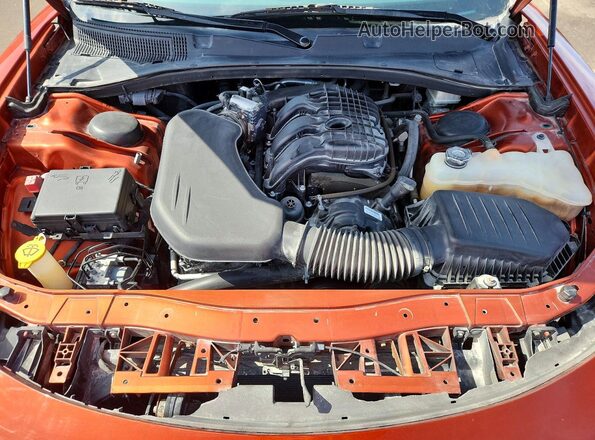 2C3CDXBG3LH232648 2020 DODGE CHARGER Orange Вид задньої частини салону