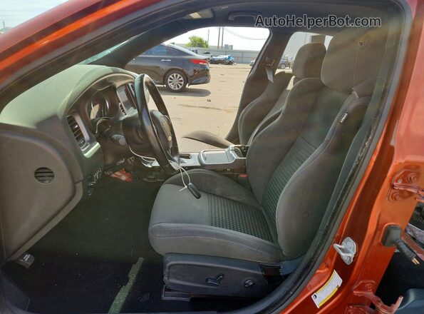 2C3CDXBG3LH232648 2020 DODGE CHARGER Orange Вид салону спереду