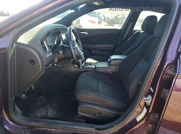 2C3CDXBG3MH650323 2021 DODGE CHARGER Purple Front interior view