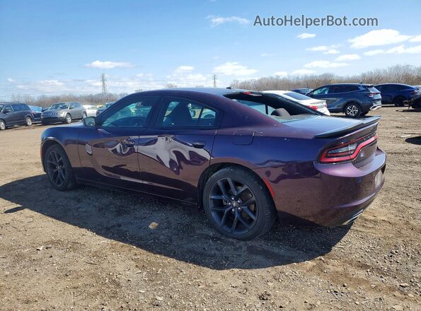 2C3CDXBG3MH650323 2021 DODGE CHARGER Purple Rear left