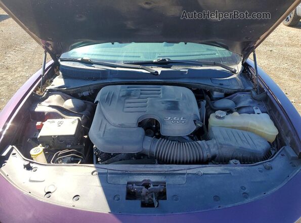 2C3CDXBG3MH650323 2021 DODGE CHARGER Purple Rear interior view