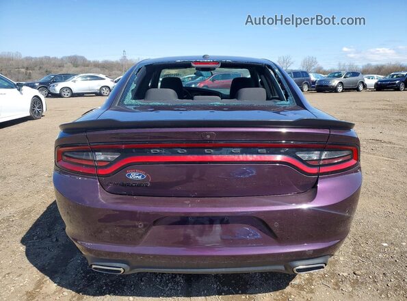 2C3CDXBG3MH650323 2021 DODGE CHARGER Purple Rear view