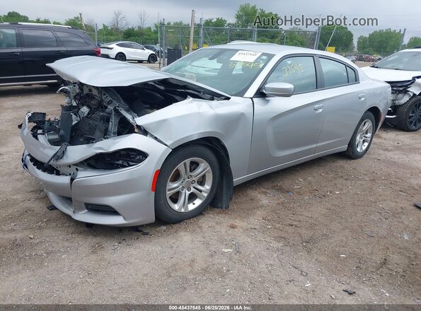 2C3CDXBG3NH207784 2022 DODGE CHARGER Silver Առջևի ձախ երեք քառորդ տեսարան