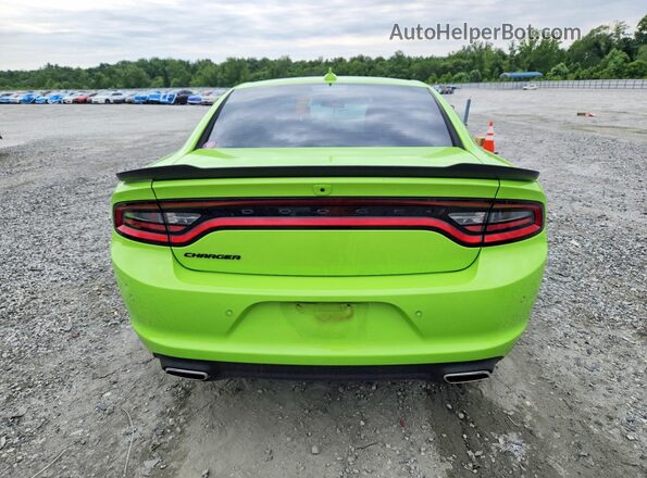 2C3CDXBG3PH535855 2023 DODGE CHARGER Green Вид ззаду