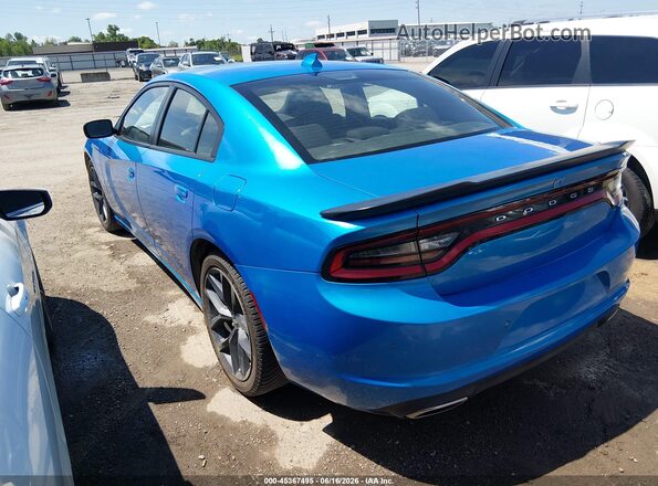2C3CDXBG3PH579998 2023 DODGE CHARGER Blue Tył lewy