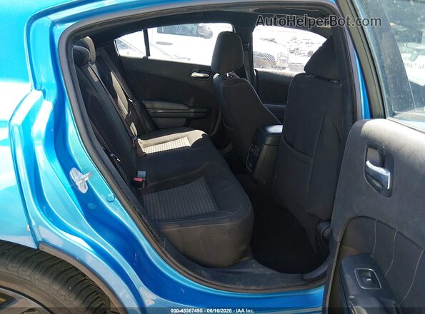 2C3CDXBG3PH579998 2023 DODGE CHARGER Blue Widok naklejki z numerem VIN