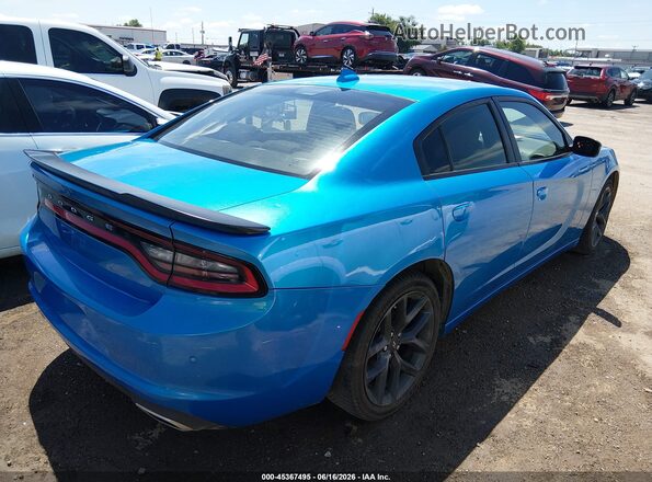 2C3CDXBG3PH579998 2023 DODGE CHARGER Blue Tył prawy