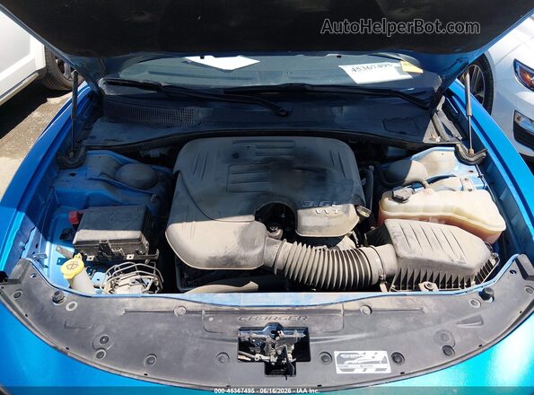 2C3CDXBG3PH579998 2023 DODGE CHARGER Blue Widok z tyłu