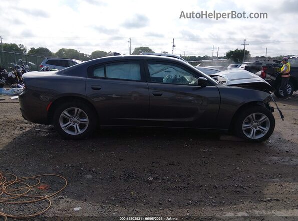 2C3CDXBG3PH699722 2023 DODGE CHARGER Black Вид задньої частини салону