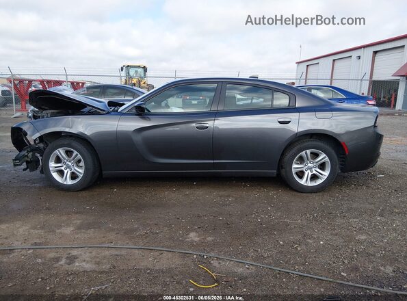 2C3CDXBG3PH699722 2023 DODGE CHARGER Black Панорамний вид салону 360°
