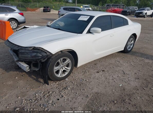2C3CDXBG4GH129695 2016 DODGE CHARGER White Przód lewy