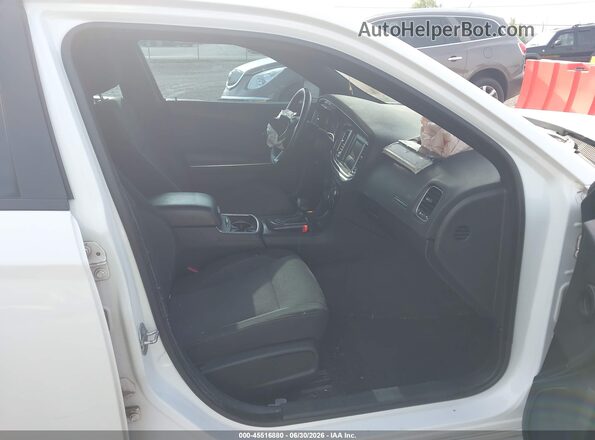 2C3CDXBG4GH129695 2016 DODGE CHARGER White Widok wnętrza z przodu