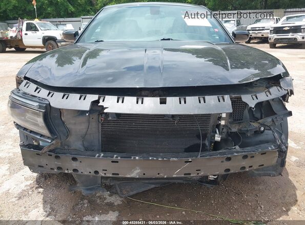 2C3CDXBG4JH273111 2018 DODGE CHARGER Black Դիմացի տեսք