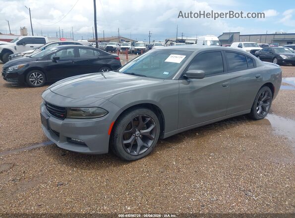 2C3CDXBG4KH550292 2019 DODGE CHARGER Gray Przód lewy