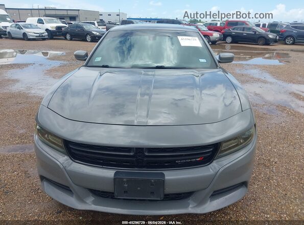 2C3CDXBG4KH550292 2019 DODGE CHARGER Gray Widok z przodu
