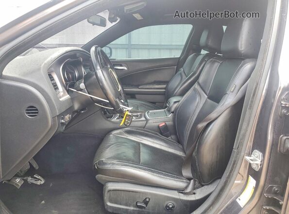 2C3CDXBG4KH724779 2019 DODGE CHARGER Gray წინა სალონის ხედი