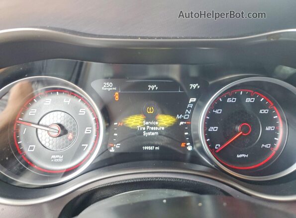 2C3CDXBG4KH724779 2019 DODGE CHARGER Gray ხელსაწყოთა პანელის ხედი