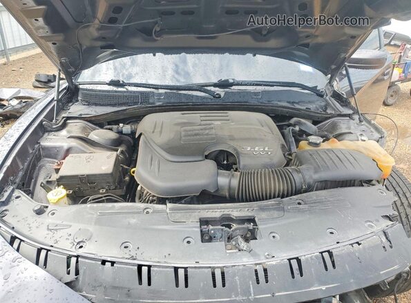 2C3CDXBG4KH724779 2019 DODGE CHARGER Gray უკანა სალონის ხედი