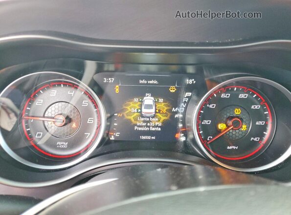 2C3CDXBG4KH753280 2019 DODGE CHARGER Silver Вид щитка приладів