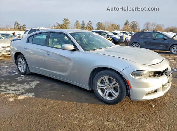 2C3CDXBG4KH753280 2019 DODGE CHARGER Silver Передня права чверть