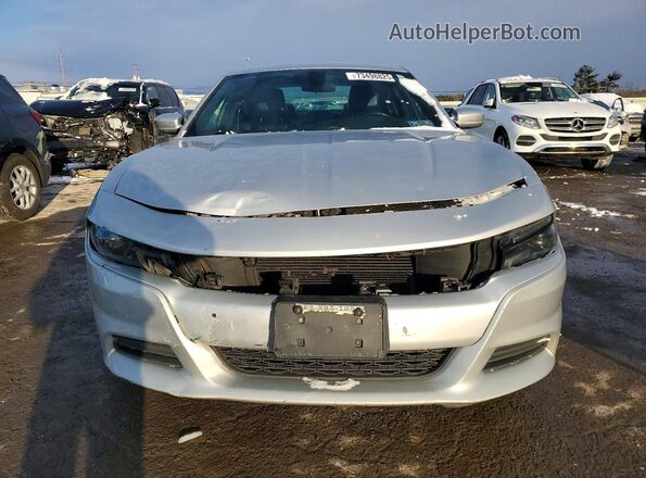 2C3CDXBG4KH753280 2019 DODGE CHARGER Silver Вид спереду