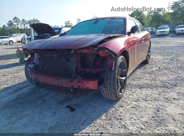 2C3CDXBG4LH245361 2020 DODGE CHARGER Maroon Вид спереду