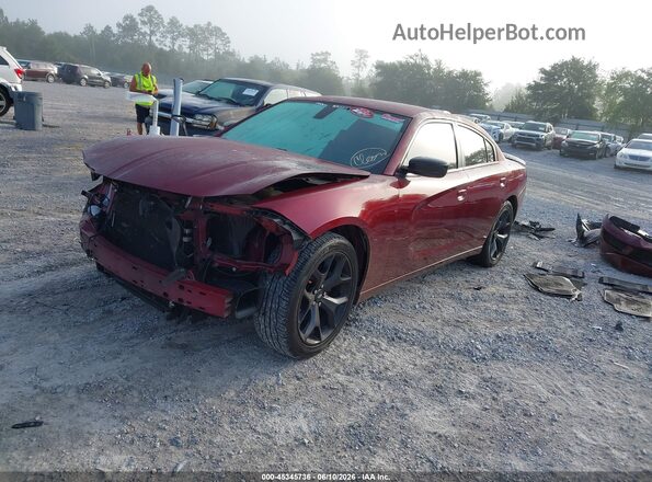 2C3CDXBG4LH245361 2020 DODGE CHARGER Maroon Передня ліва чверть