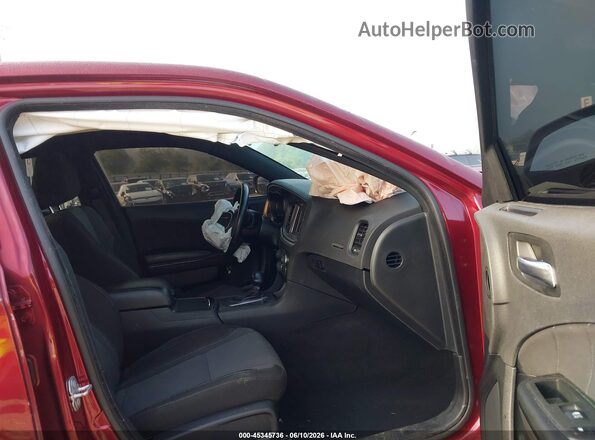 2C3CDXBG4LH245361 2020 DODGE CHARGER Maroon Вид салону спереду