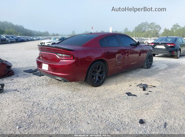 2C3CDXBG4LH245361 2020 DODGE CHARGER Maroon Задня права чверть