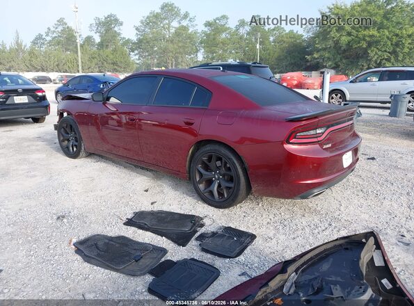 2C3CDXBG4LH245361 2020 DODGE CHARGER Maroon Задня ліва чверть