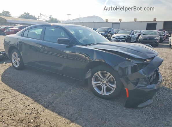 2C3CDXBG4MH515626 2021 DODGE CHARGER Black Передня права чверть