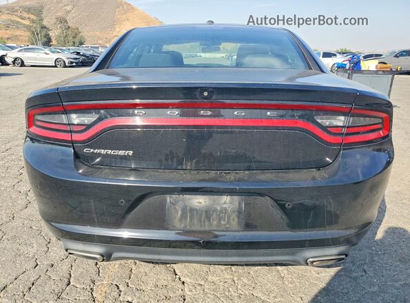 2C3CDXBG4MH515626 2021 DODGE CHARGER Black Вид ззаду