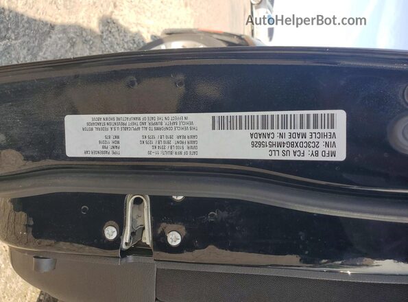 2C3CDXBG4MH515626 2021 DODGE CHARGER Black Вид підкапотного простору