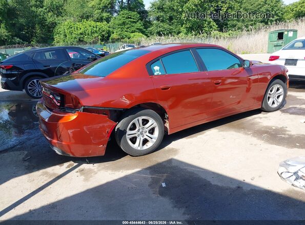 2C3CDXBG4MH642750 2021 DODGE CHARGER Orange Trasero derecho