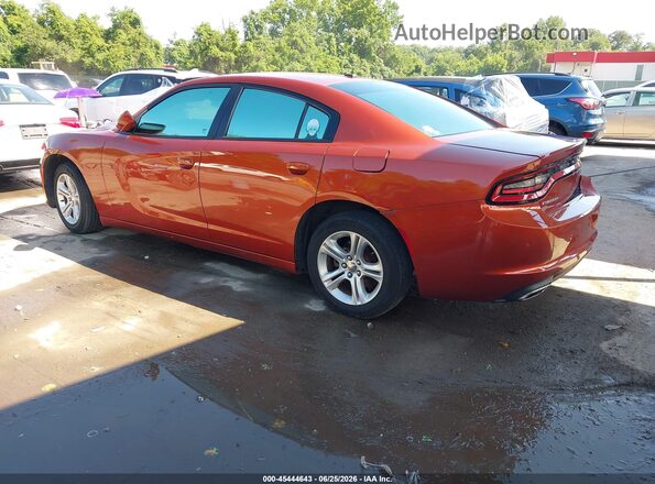 2C3CDXBG4MH642750 2021 DODGE CHARGER Orange Trasero izquierdo