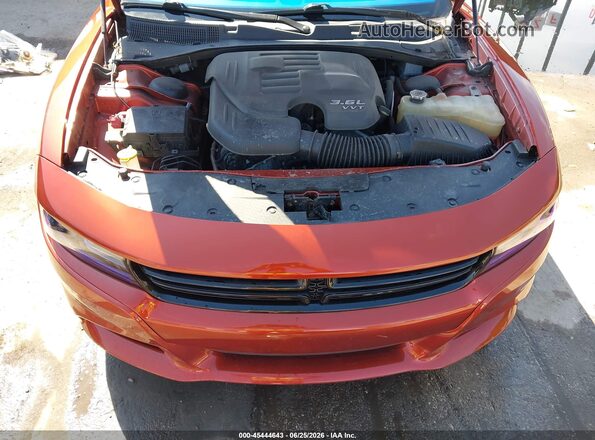 2C3CDXBG4MH642750 2021 DODGE CHARGER Orange Vista trasera