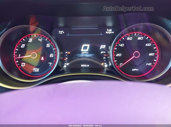 2C3CDXBG4MH642750 2021 DODGE CHARGER Orange Vista de los asientos traseros