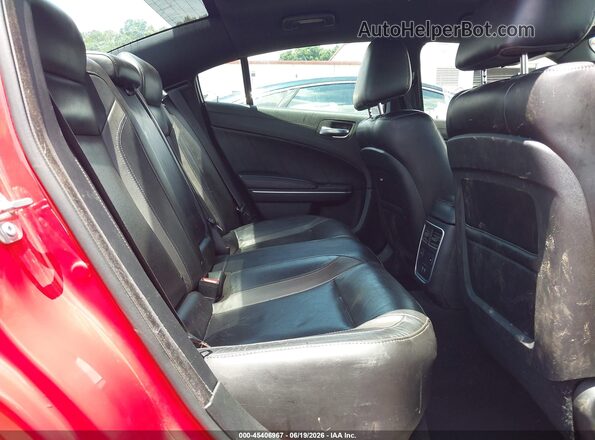 2C3CDXBG4NH198108 2022 DODGE CHARGER Red Vista de la etiqueta del VIN