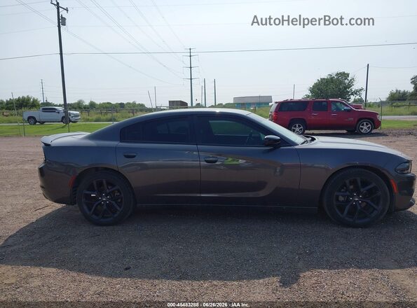2C3CDXBG4NH203257 2022 DODGE CHARGER Gray Widok wnętrza z tyłu