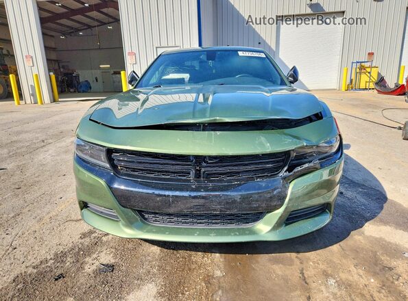 2C3CDXBG4PH523780 2023 DODGE CHARGER Green Front view