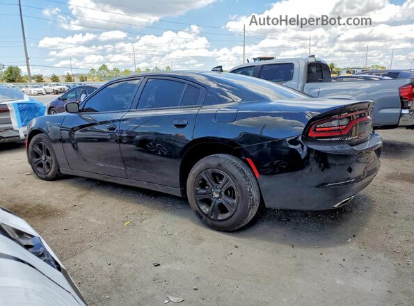 2C3CDXBG4PH530017 2023 DODGE CHARGER Black Trasero izquierdo