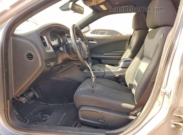 2C3CDXBG5HH546454 2017 DODGE CHARGER Gray Front interior view