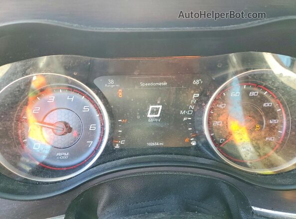 2C3CDXBG5HH546454 2017 DODGE CHARGER Gray Instrument cluster view