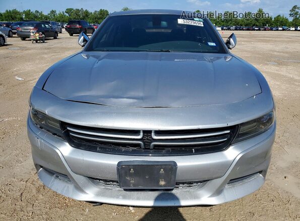 2C3CDXBG5HH546454 2017 DODGE CHARGER Gray Front view