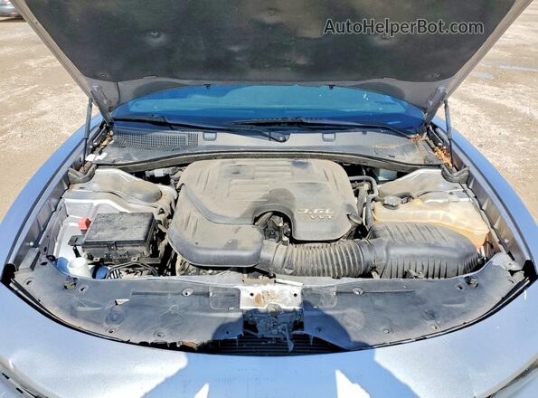 2C3CDXBG5HH546454 2017 DODGE CHARGER Gray Engine compartment view