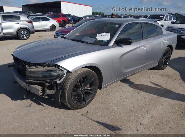 2C3CDXBG5HH557048 2017 DODGE CHARGER Gray Передня ліва чверть