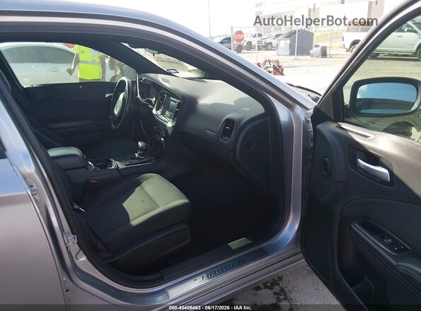 2C3CDXBG5HH557048 2017 DODGE CHARGER Gray Вид салону спереду