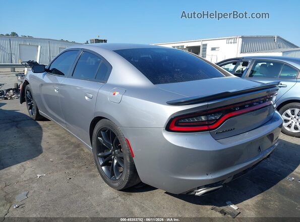 2C3CDXBG5HH599140 2017 DODGE CHARGER Silver Trasero izquierdo