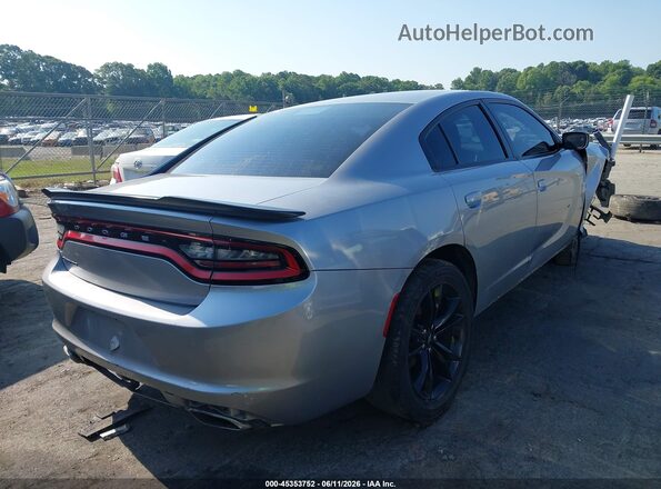 2C3CDXBG5HH599140 2017 DODGE CHARGER Silver Trasero derecho