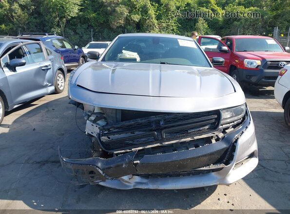 2C3CDXBG5HH599140 2017 DODGE CHARGER Silver Vista interior trasera